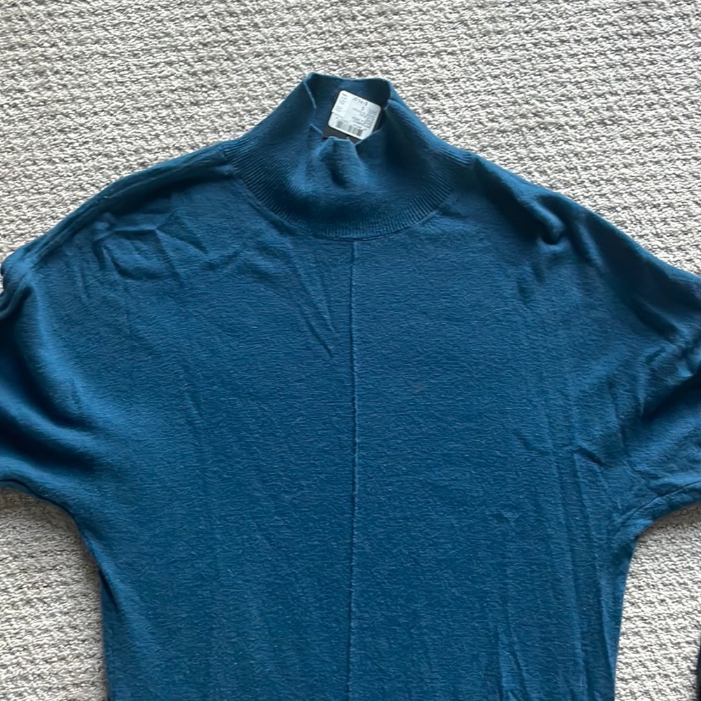 Club Monaco knit teal KAMALA dress. NWT.